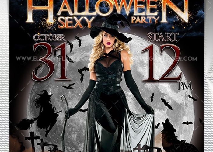 Halloween Sexy Party – Free Flyer Template