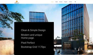 FREE PSD TEMPLATE CONSTRUCTION WEB SITE