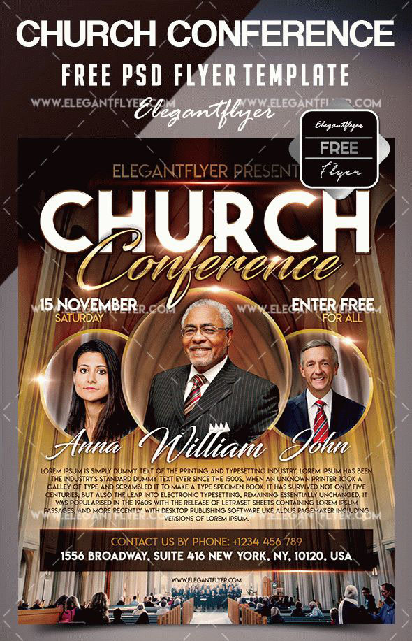 free church invitations printable