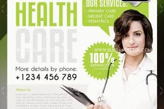 20 Free PSD Beauty & Health Care PSD Business Flyer Templates!