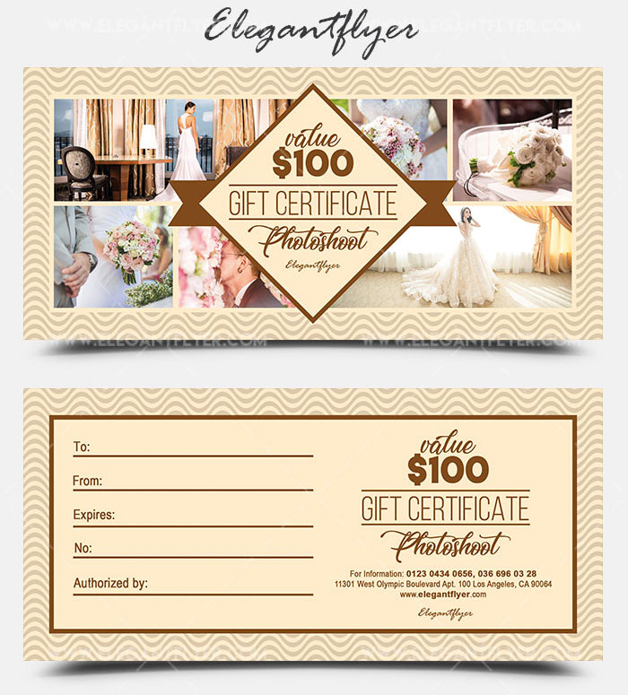 Free Photo Session Gift Certificate Template from free-psd-templates.com