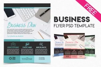 Free Business Flyer PSD Template