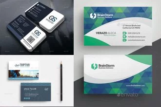 The Best & Modern Business Cards Templates in PSD 2018!