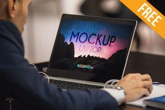 Laptop – Free PSD Mockup