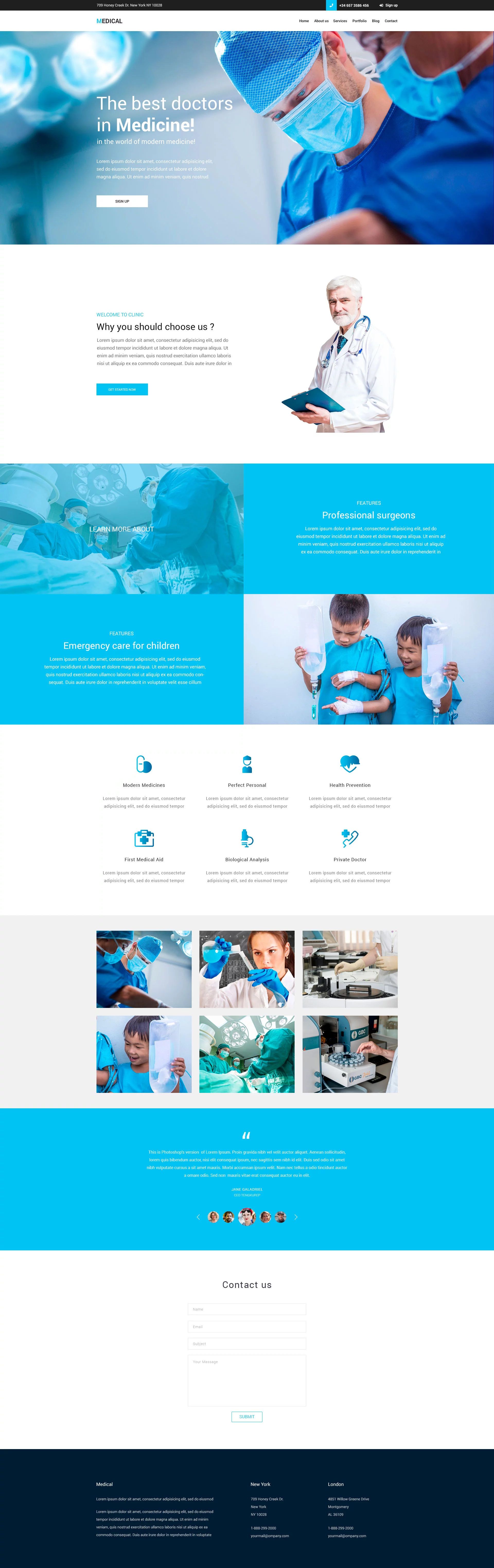 FREE PSD TEMPLATE LANDING PAGE