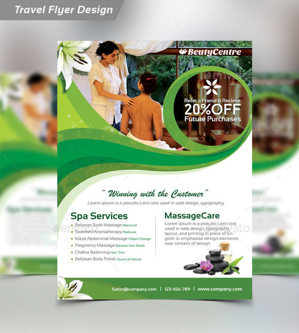 Free Psd Beauty Health Care Psd Business Flyer Templates Free Psd Templates