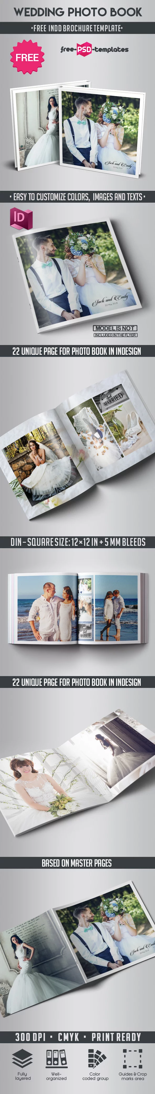 Free Wedding Photo Book Indd Template