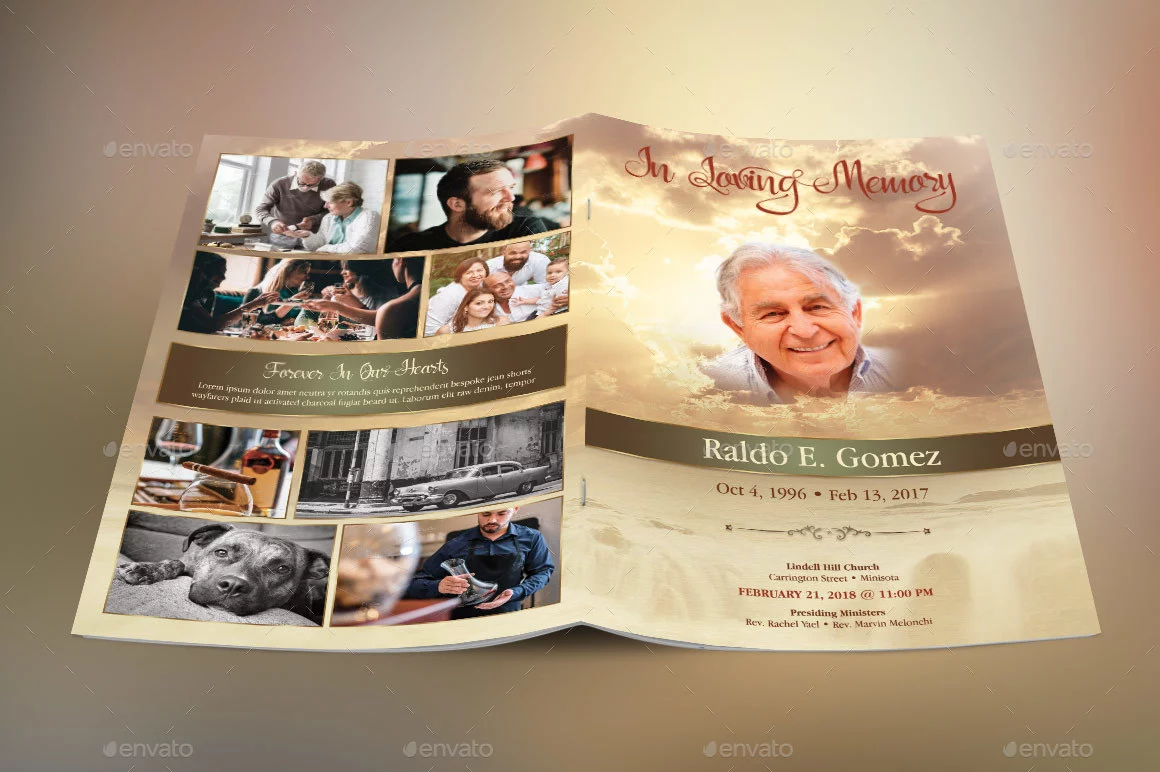28+ Modern and Professional Free PSD Funeral Program Templates & Premium Version! – Free PSD Templates