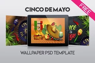 Free Cinco de Mayo Wallpaper in PSD
