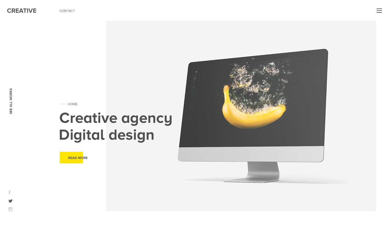Free PSD Template Agency Landing Page – Free PSD Templates
