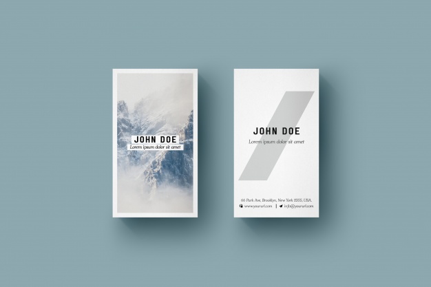 Download 20 Free And Exclusive Vertical Business Card Mockups In Psd Free Psd Templates