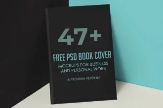 47+ Free PSD Book Cover Mockups for Business and Personal Work & Premium Version!