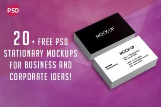 20+ Free&Premium PSD Stationary Mockups for Business and Corporate Ideas!