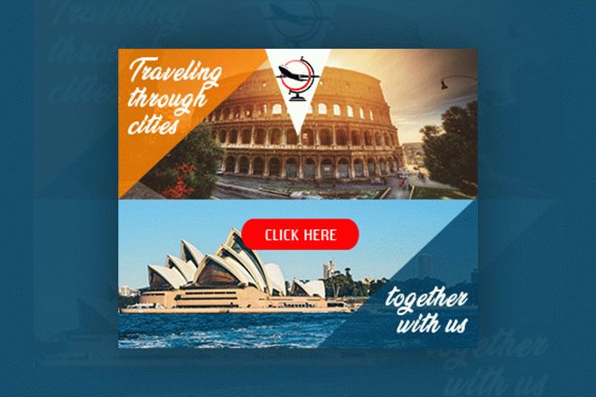 Download 15 Free Travel Banners Collection In Psd Free Psd Templates