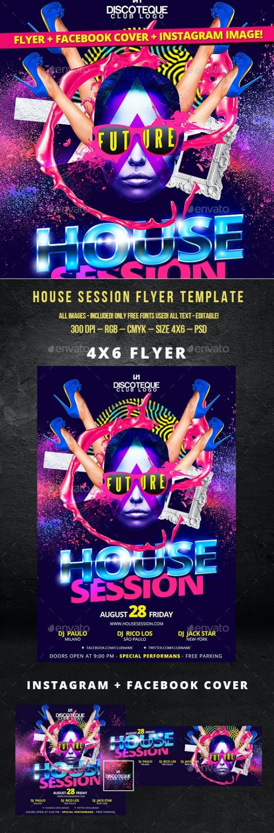 20 Free Nightclub Flyer Templates for Hot Parties Promotion  Free Throughout Free Nightclub Flyer Templates