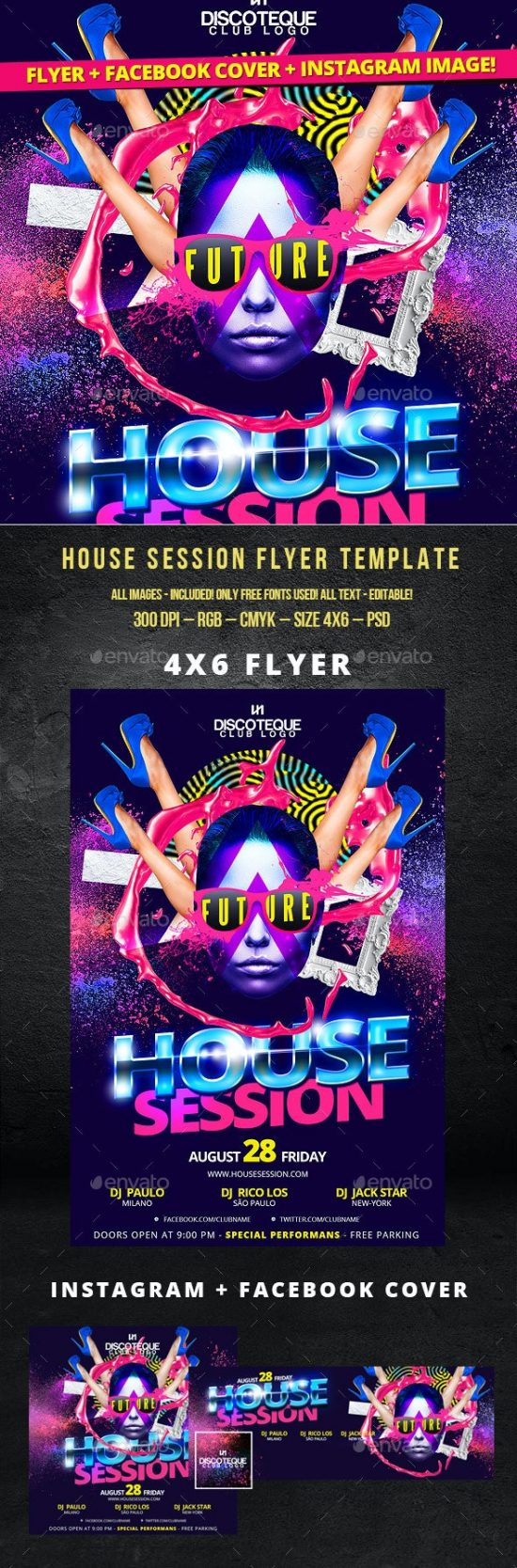 30 Free Nightclub Flyer Templates For Hot Parties Promotion Free Psd Templates