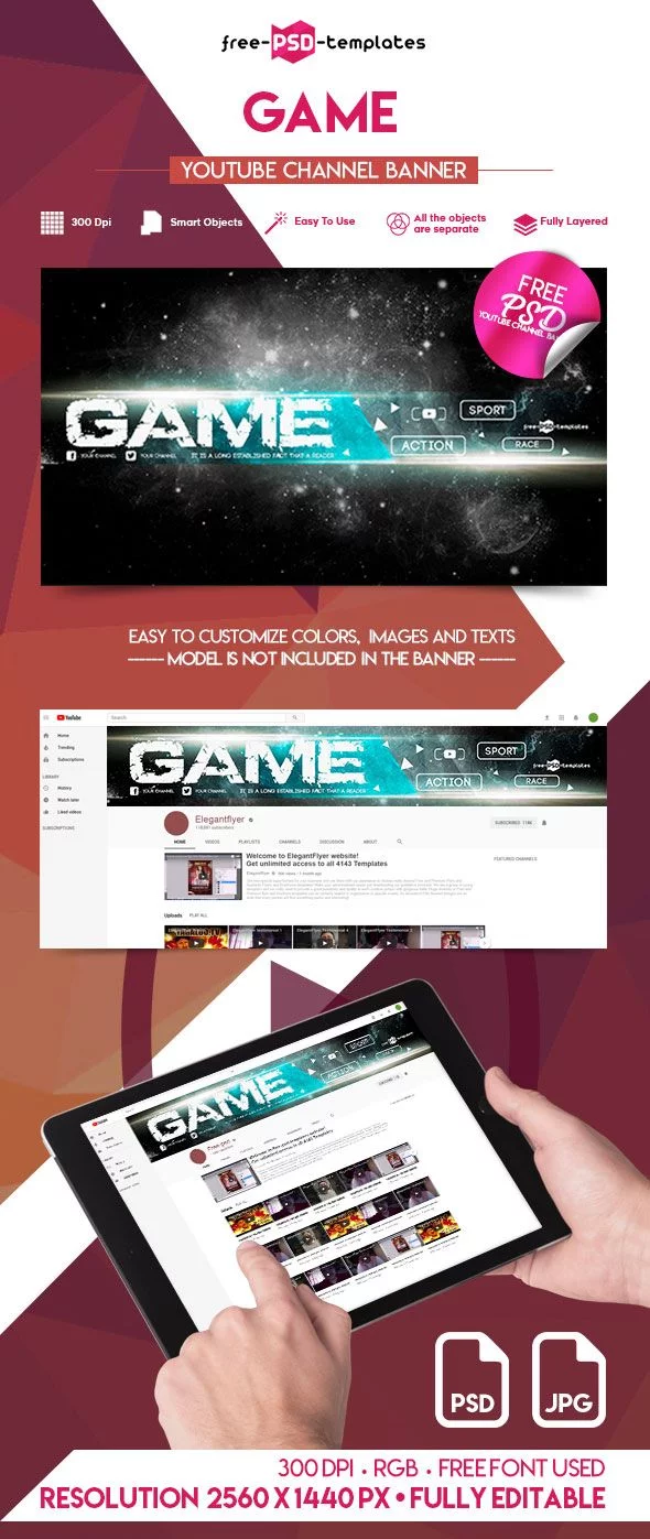 Game Banner Template