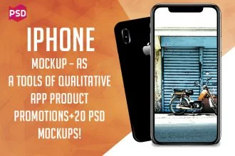 iPhone Mockup – as a Tools of Qualitative App Product Promotions + 20 PSD Mockups!