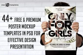 44+Free & Premium Poster Mockups in PSD for Effective Design Presentation