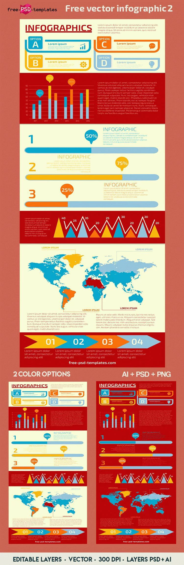 Free Vector Infographic