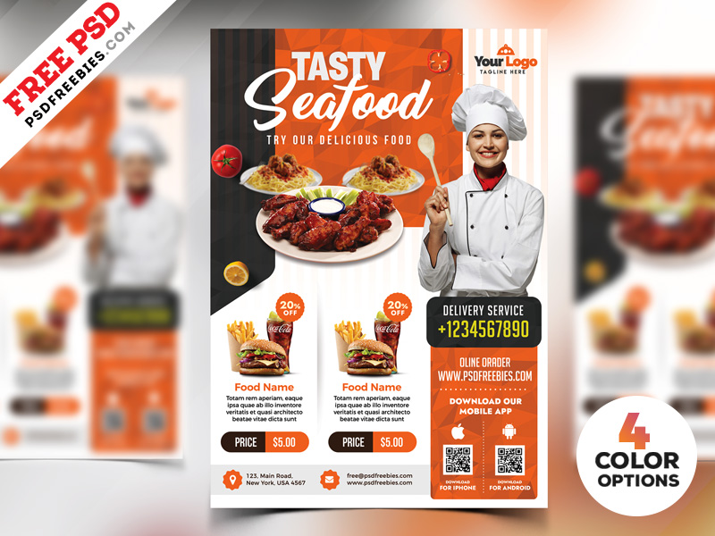 72 Free Premium Restaurant Templates Suitable For Professional Business Free Psd Templates