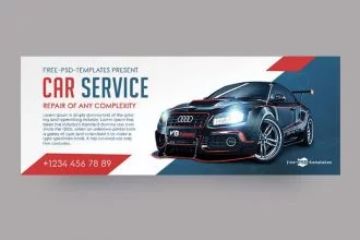 Free Car Service Facebook Cover Page
