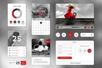 30 Photoshop & Sketch UI Kits for Free and Premium Download 2018