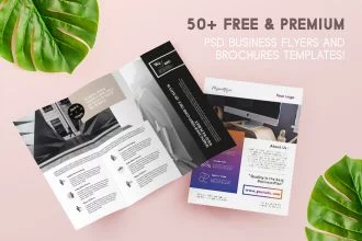 50+ FREE and PREMIUM PSD BUSINESS FLYERS + BROCHURES TEMPLATES!