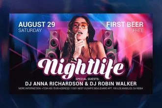 Free Nightlife Facebook Event Page