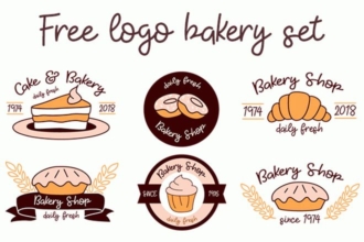 Free Bakery Logo Set Free Bakery Logo Set