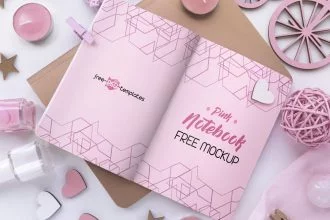 2 Free Soft Pink Mockups