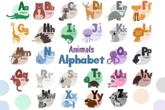 Free Vector Animals Alphabet