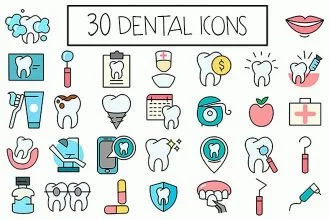 30 Free Dental Icons