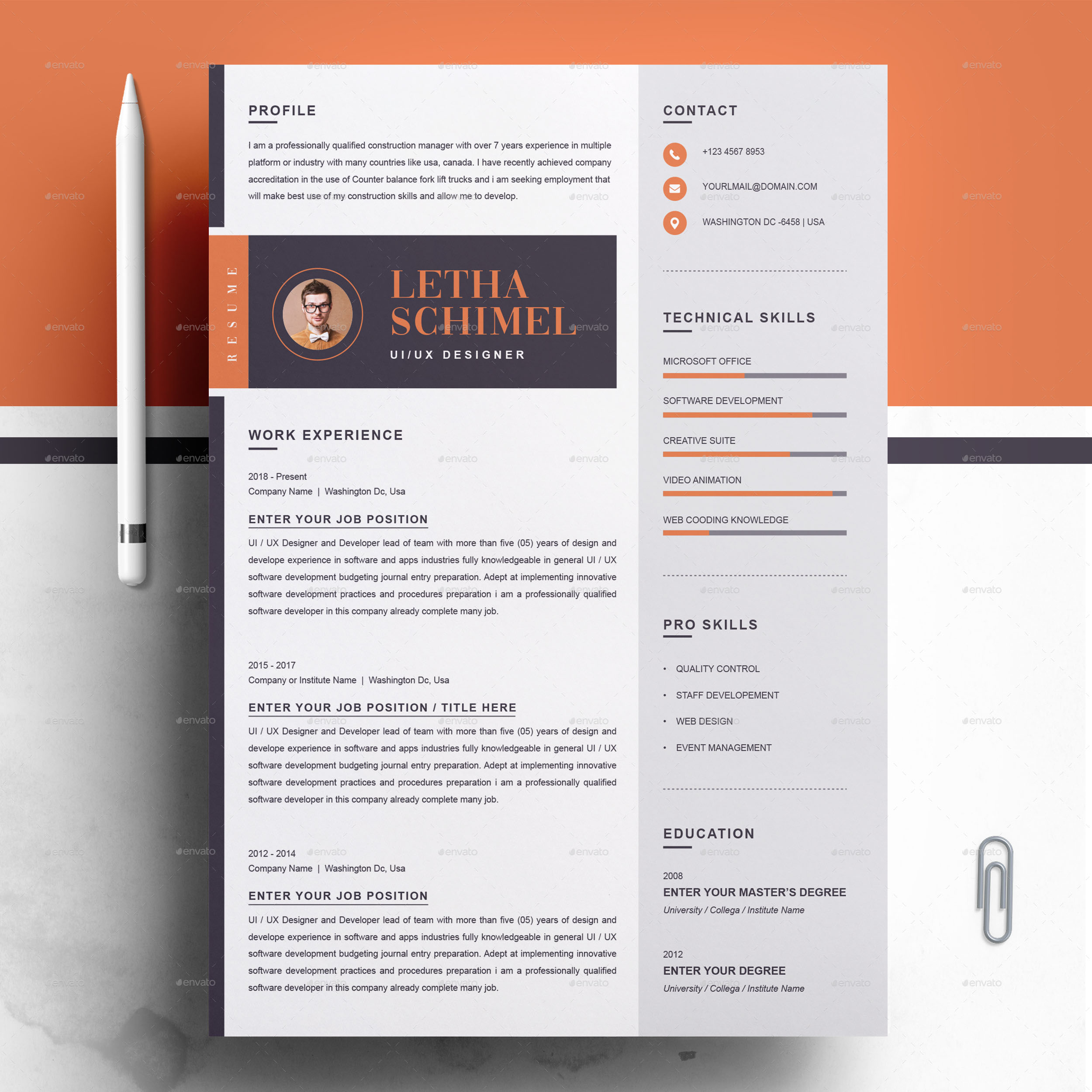 best resume template 2017 for mac