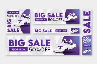 15 Free Product Sale Banners Collection in PSD
