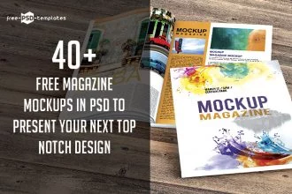 40+ Free Magazine Mockups in PSD to Present Your Next Top Notch Design