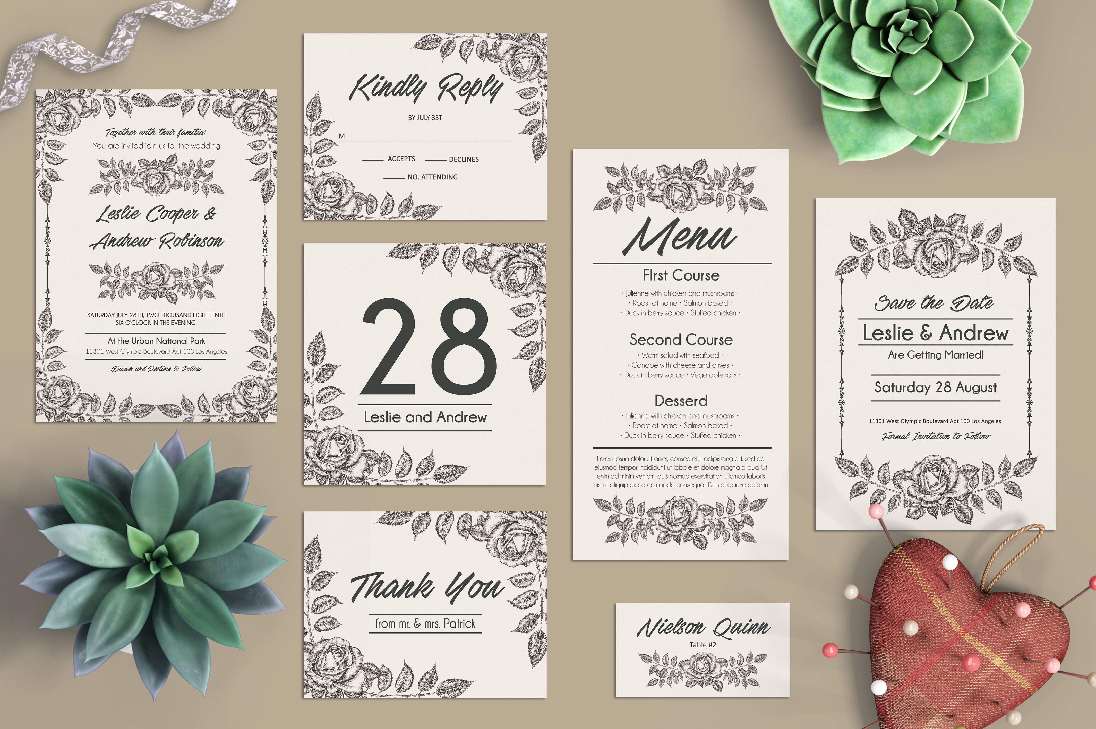 9 Free PSD Wedding Templates to Download | Free PSD Templates