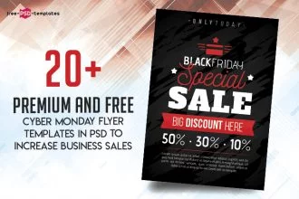20+ Premium and Free Cyber Monday Flyer Templates in PSD to Increase Business Sales