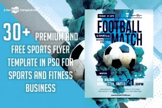 30+ Premium and Free Sports Flyer PSD Template for Sports and Fitness Business