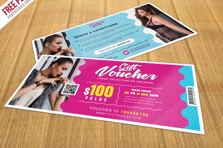 Download 40 Premium And Free Print Ready Gift Voucher Psd Templates 2018 Free Psd Templates