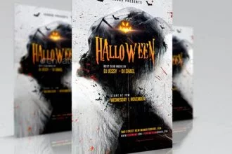 40 Premium and Free Halloween PSD Templates for Halloween 2018