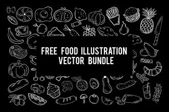 Free Food Illustration Vector_bundle