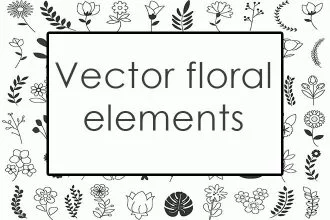 Free Vector Floral Elements
