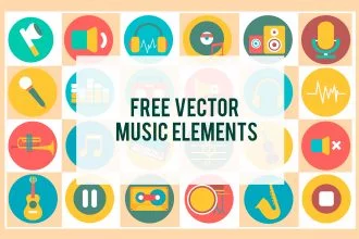 Free Vector Music Elements