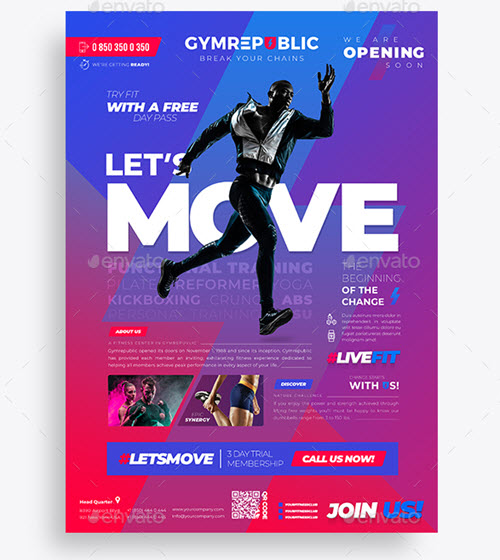 Download 30 Premium Free Sports Flyer Psd Template For Sports And Fitness Business Free Psd Templates PSD Mockup Templates