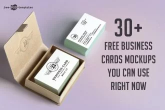 30+ Free Business Cards Mockups (PSD)