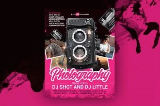 Free Photography Flyer in PSD