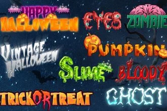 10 Free Halloween Text Styles