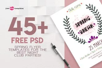 45+PREMIUM & FREE PSD SPRING FLYER TEMPLATES FOR THE BEST NIGHT CLUB PARTIES!