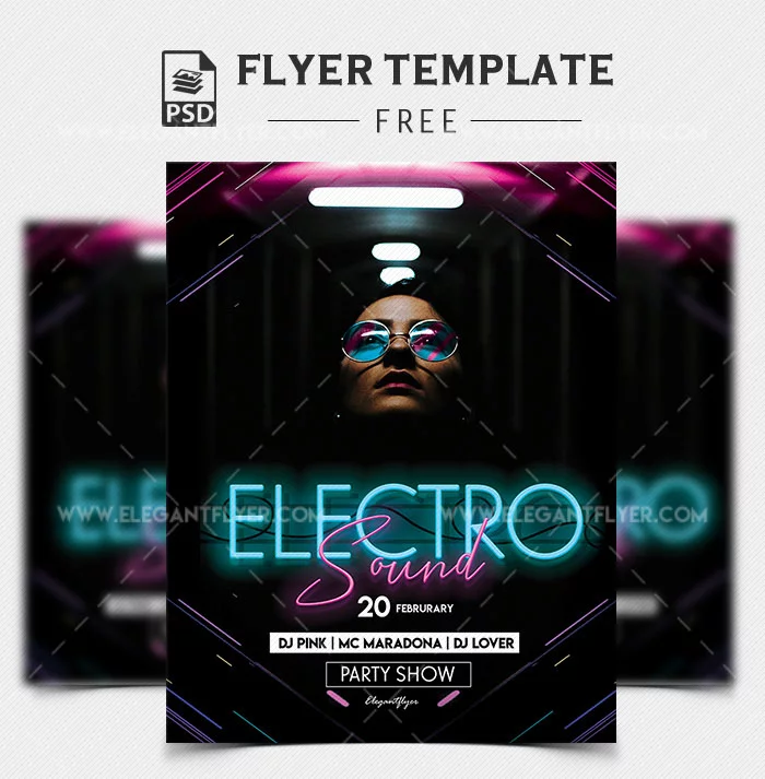 template poster psd free